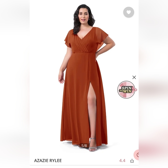 Azazie Dresses & Skirts - Azazie Paprika Bridesmaid Dress